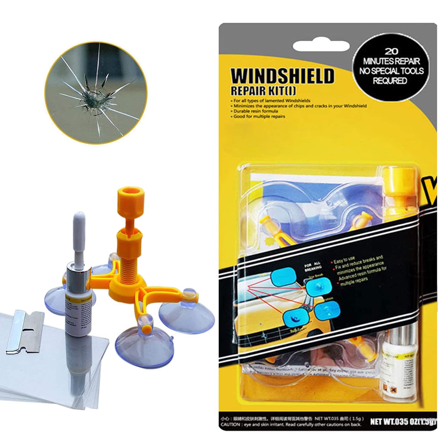 Amazon.co.jp: RITYHOFT フロントガラスリペアツール ガラスリペア